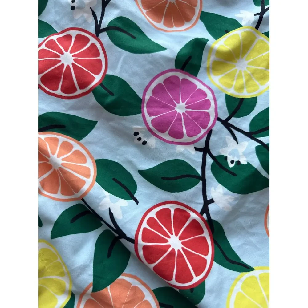 Hanna Andersson Men's Citrus Fruit Print Swim Trunks Size Medium New
